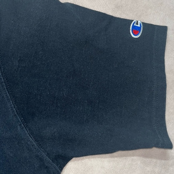 Vintage Champion Black T-Shirt With USA Champion Logo - Picture 3 of 6